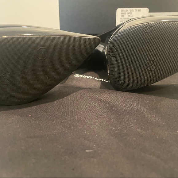 YSL Saint Laurent Zizi 110 Ankle Strap Platform Pumps. Nero size 37.5 - Picture 4 of 6